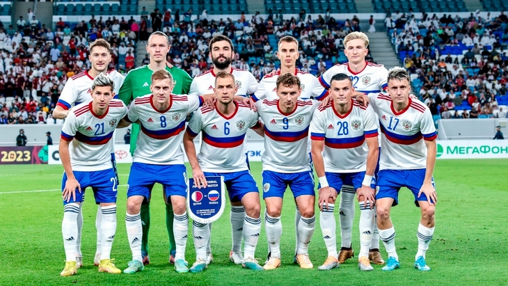 Сборная России перед матчем с Катаром (1:1)