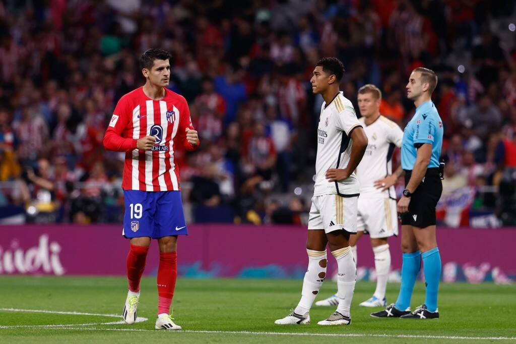 Фрагмент матча Атлетико — Реал