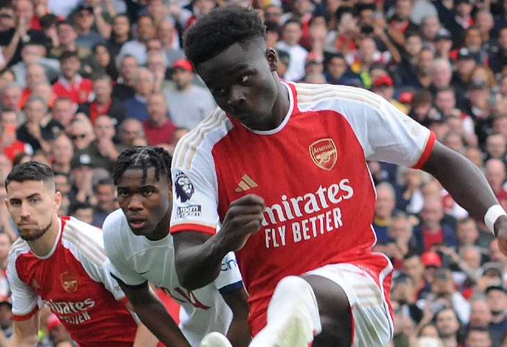 Букайо Сака, игрок «Арсенала»