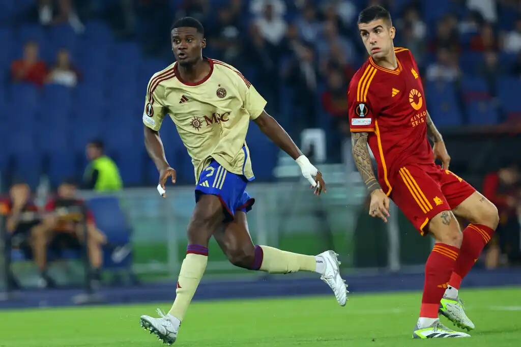 Фрагмент матча Рома — Серветт