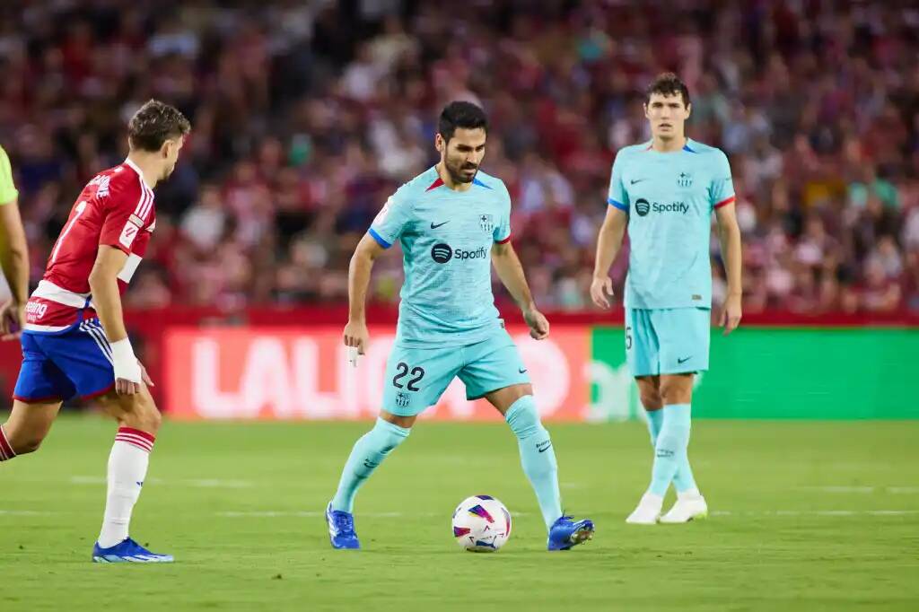 Фрагмент матча Гранада — Барселона