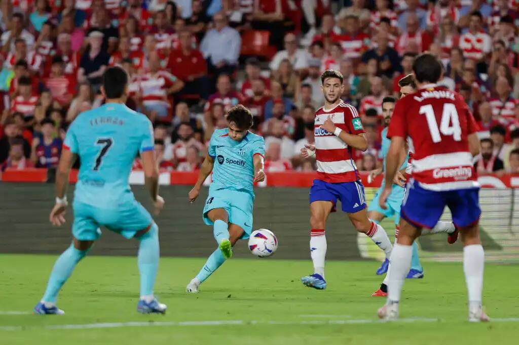 Фрагмент матча Гранада — Барселона