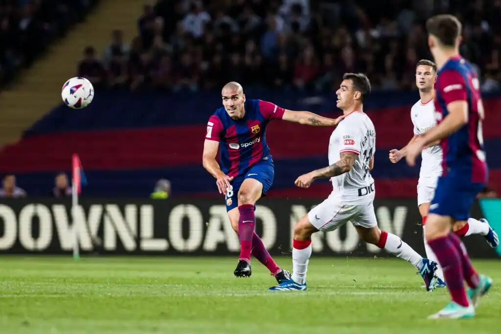 Фрагмент матча Барселона — Атлетик