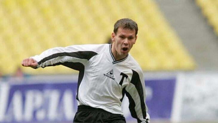 Константин Зырянов во время игры за «Торпедо»