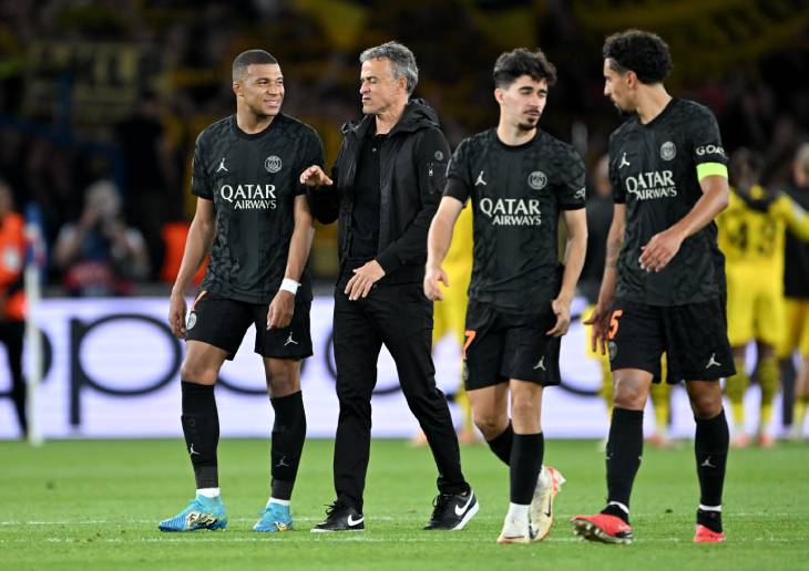 Мбаппе и Луис Энрике