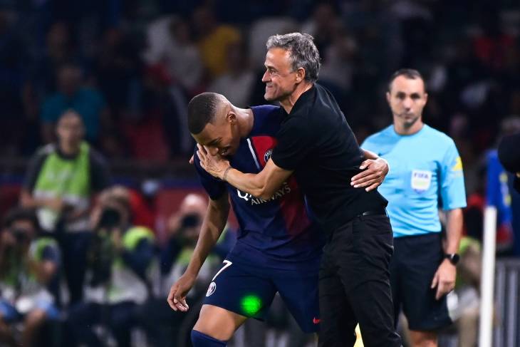 Мбаппе и Энрике