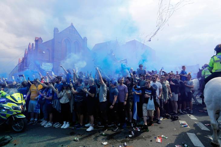 Фанаты «Эвертона»