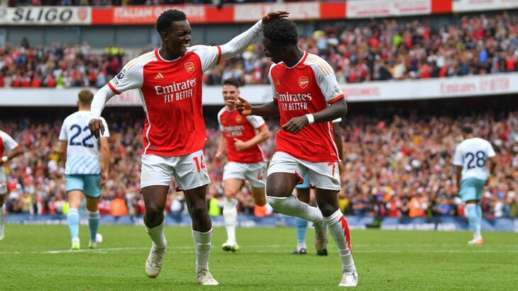 Эдди Нкетиа и Букайо Сака