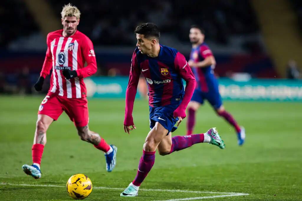 Фрагмент матча Барселона — Атлетико