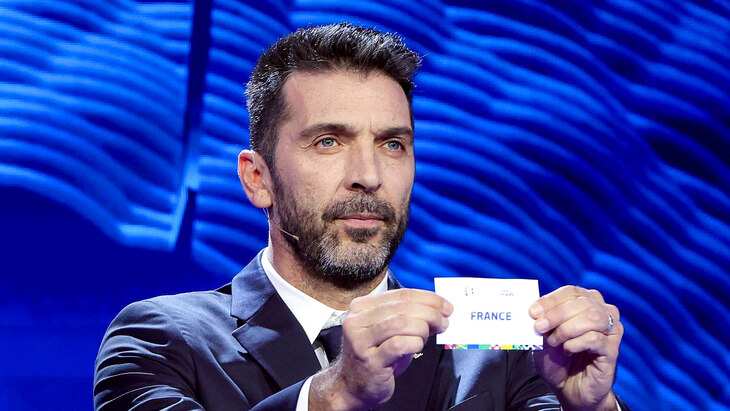 Джанлуиджи Буффон на жеребьевке Евро-2024