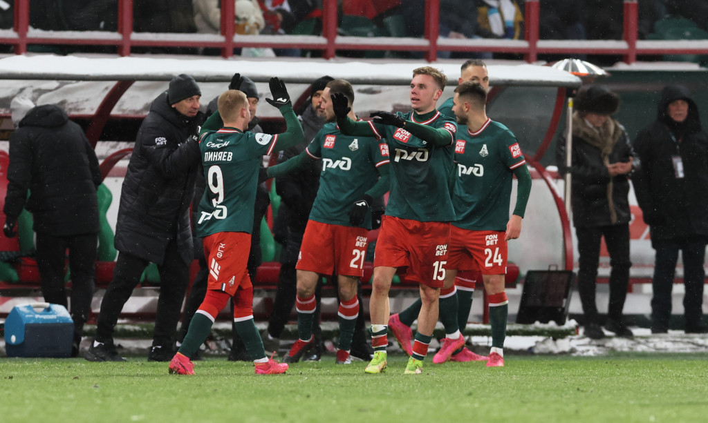 Радость игроков Локомотива