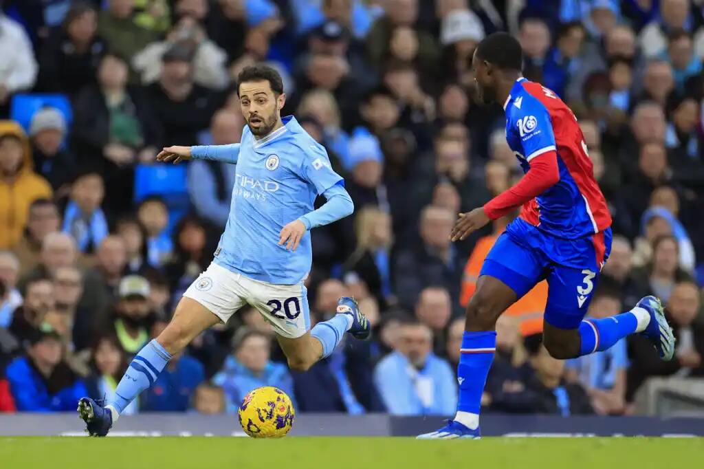 Фрагмент матча Манчестер Сити — Кристал Пэлас