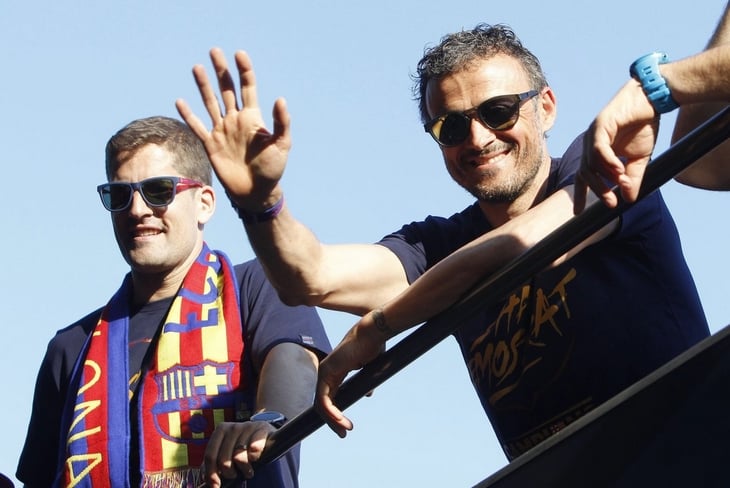 Роберт Морено и Луис Энрике 