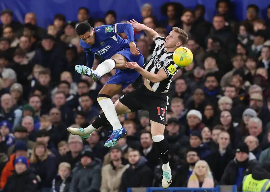 Фрагмент матча Челси — Ньюкасл