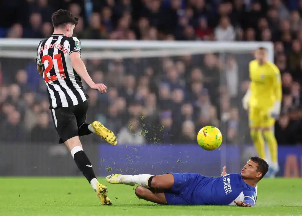 Фрагмент матча Челси — Ньюкасл