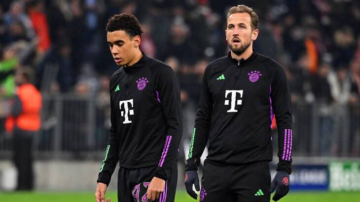 Джамал Мусиала и Гарри Кейн