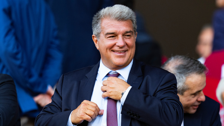 Жоан Лапорта — президент «Барселоны»