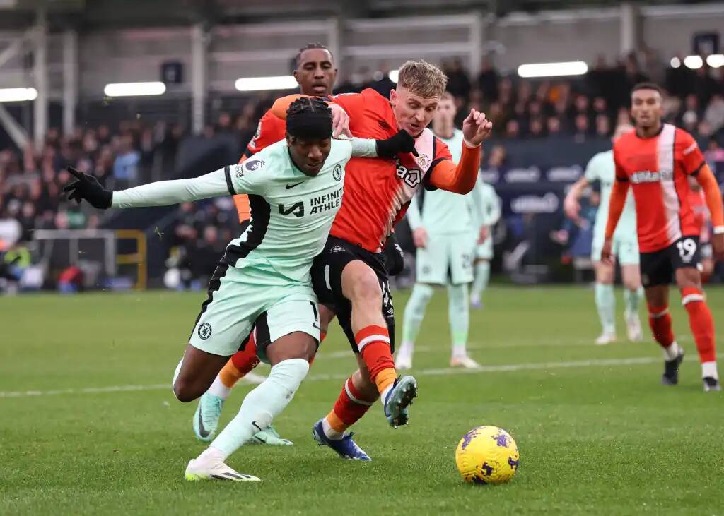 Фрагмент матча Лутон — Челси