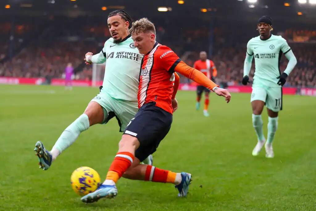 Фрагмент матча Лутон — Челси