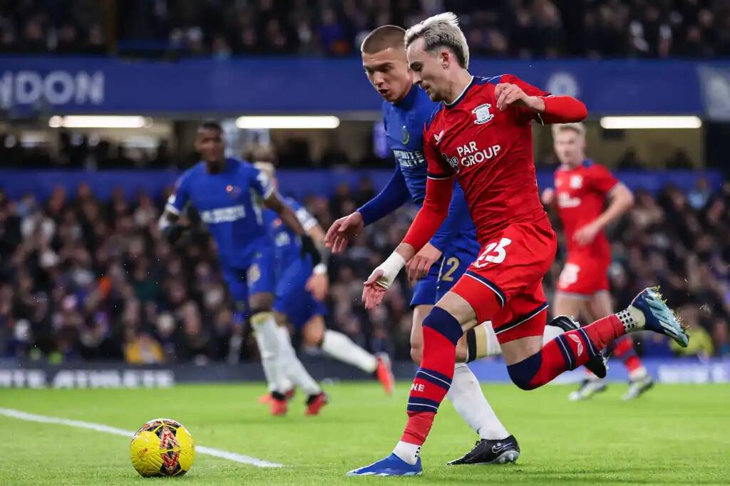 Фрагмент матча Челси — Престон