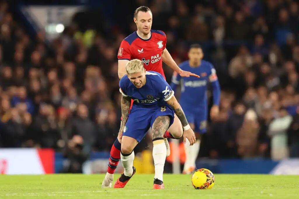 Фрагмент матча Челси — Престон