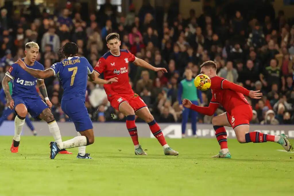 Фрагмент матча Челси — Престон