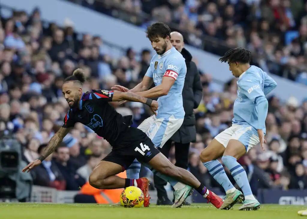 Фрагмент матча Манчестер Сити — Хаддерсфилд