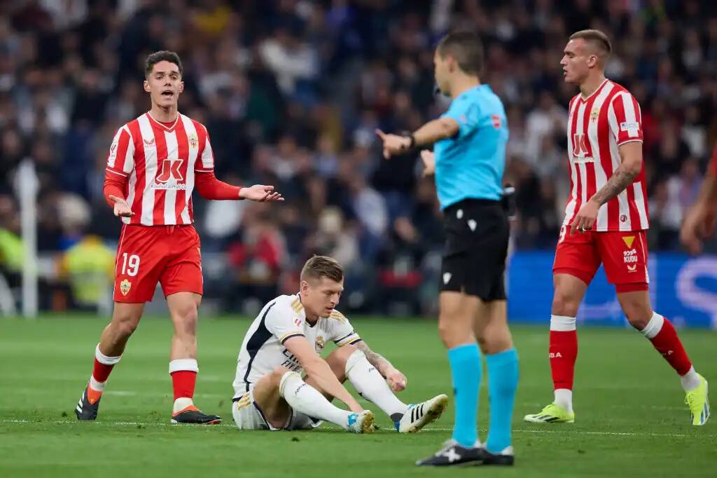 Фрагмент матча Реал — Альмерия