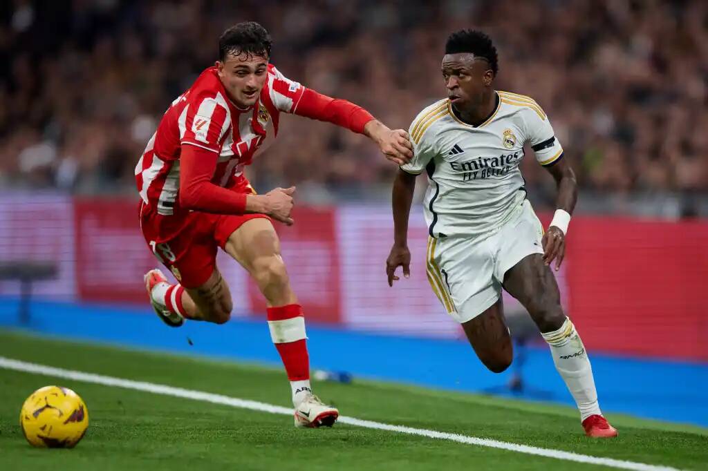 Фрагмент матча Реал — Альмерия