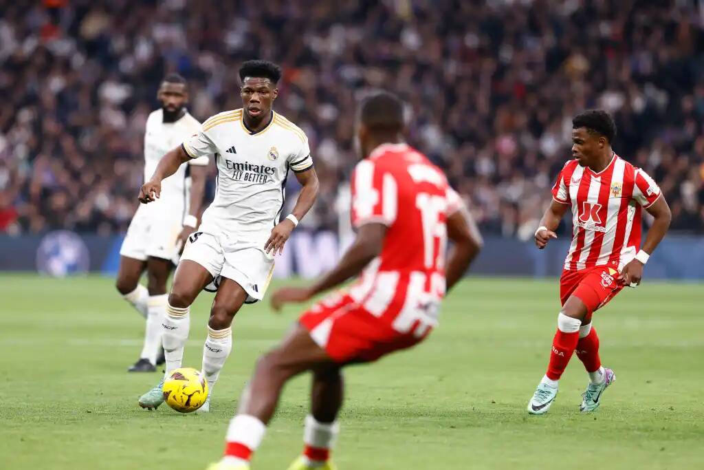 Фрагмент матча Реал — Альмерия