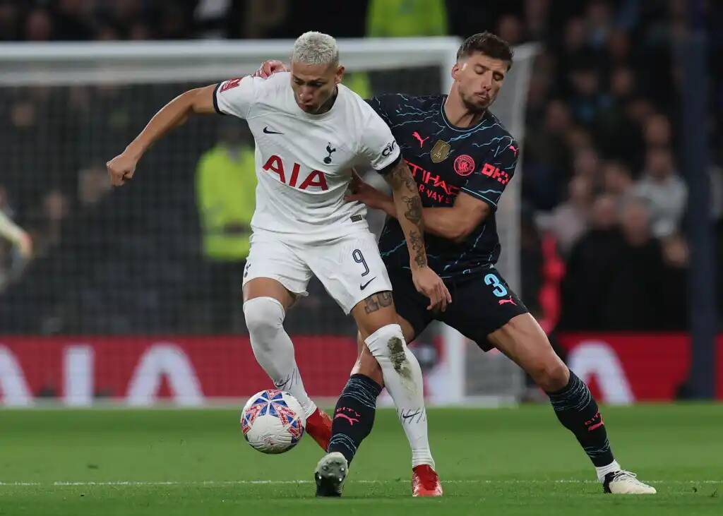 Фрагмент матча Тоттенхэм — Манчестер Сити