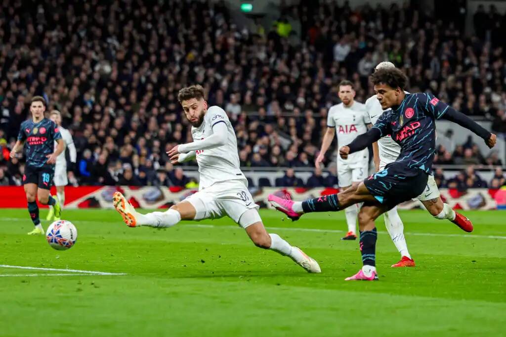 Фрагмент матча Тоттенхэм — Манчестер Сити