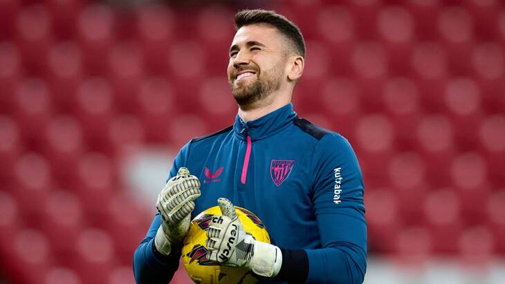 Вратарь гостей Унаи Симон