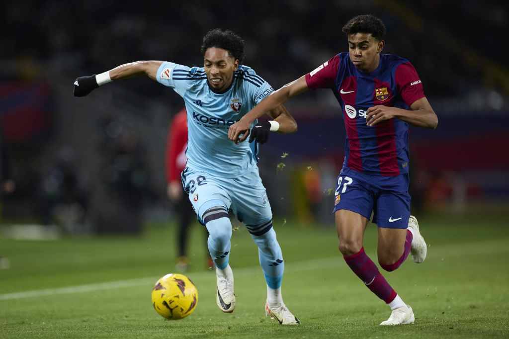 Фрагмент матча Барселона — Осасуна