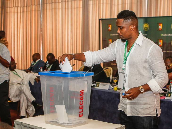 Самуэль Это'о на своих выборах