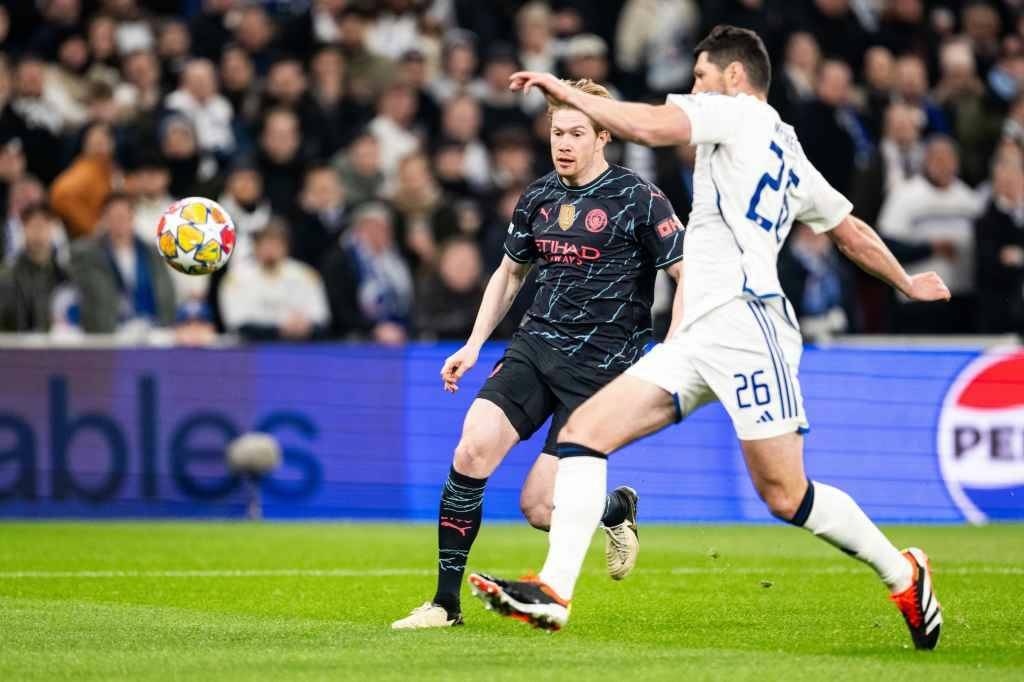 Фрагмент матча Копенгаген — Манчестер Сити