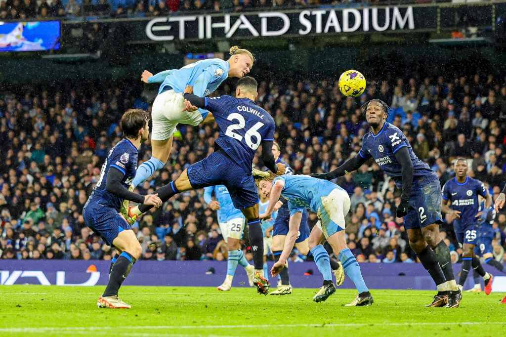 Фрагмент матча Манчестер Сити — Челси