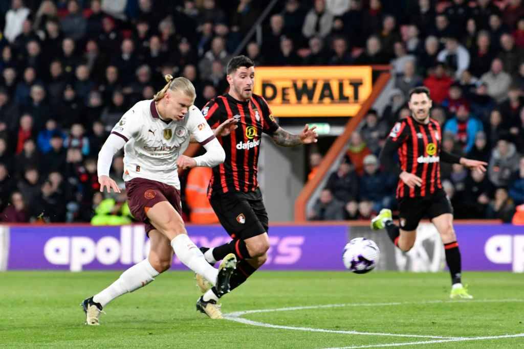 Фрагмент матча Борнмут — Манчестер Сити