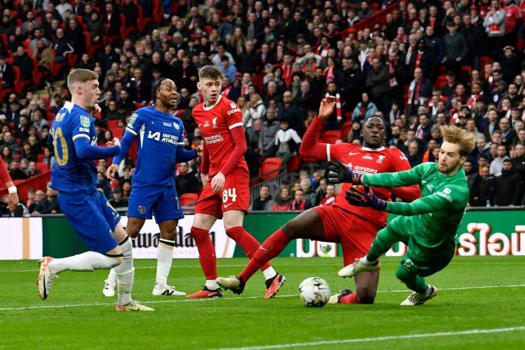 Фрагмент матча Челси — Ливерпуль