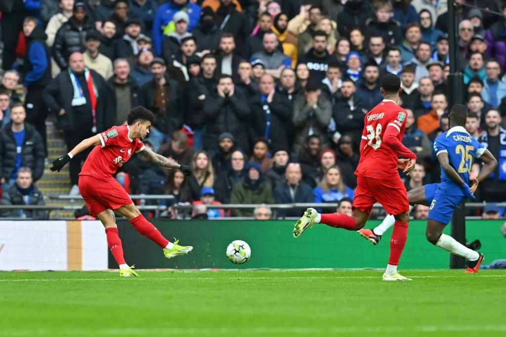 Фрагмент матча Челси — Ливерпуль