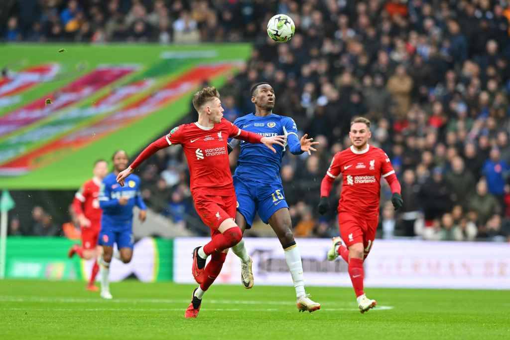 Фрагмент матча Челси — Ливерпуль