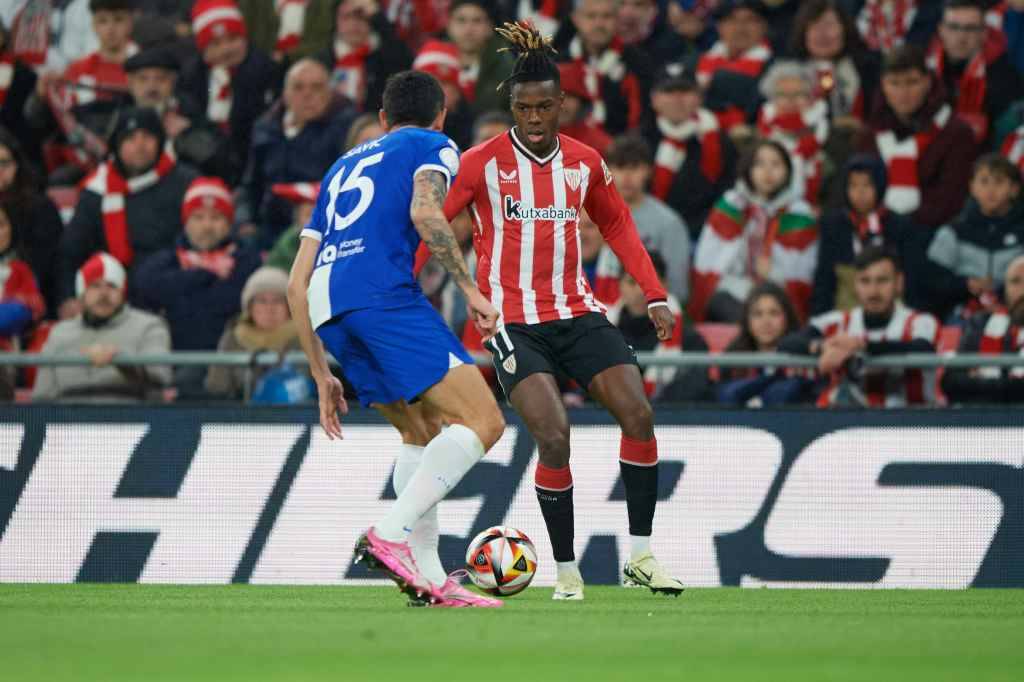 Фрагмент матча Атлетик — Атлетико