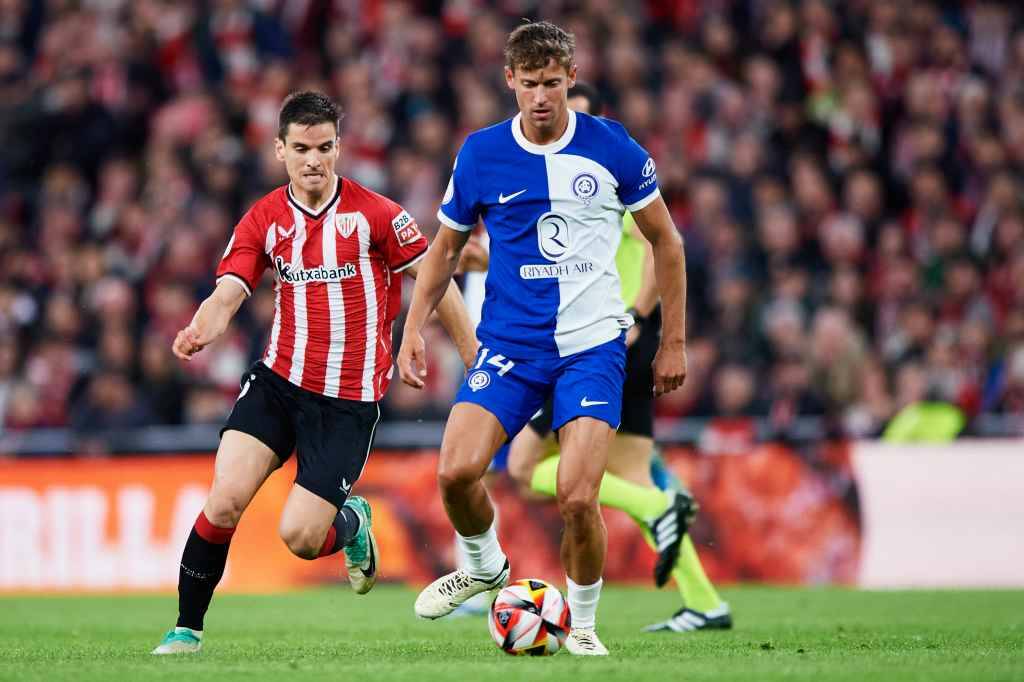 Фрагмент матча Атлетик — Атлетико