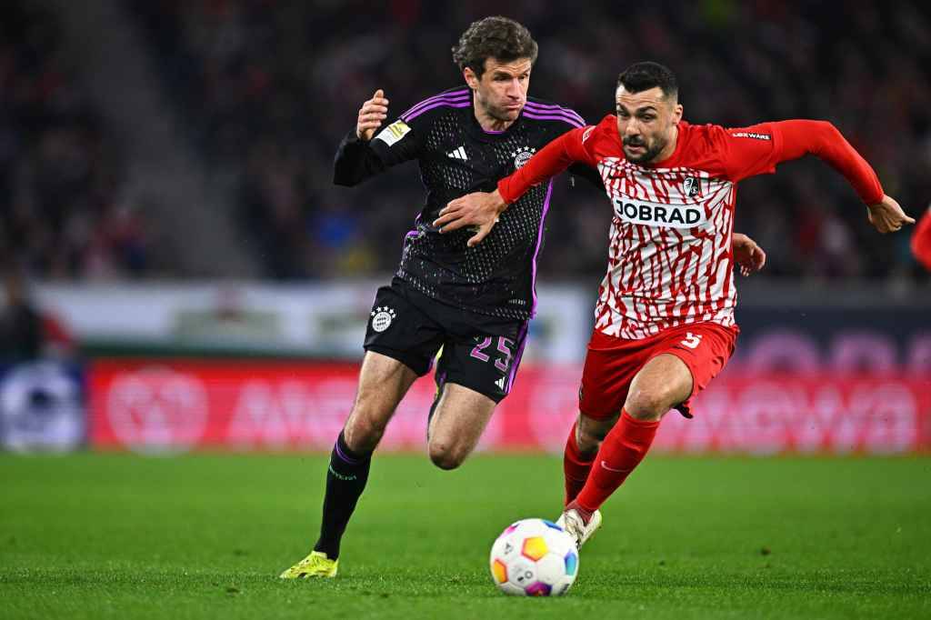 Фрагмент матча Фрайбург — Бавария