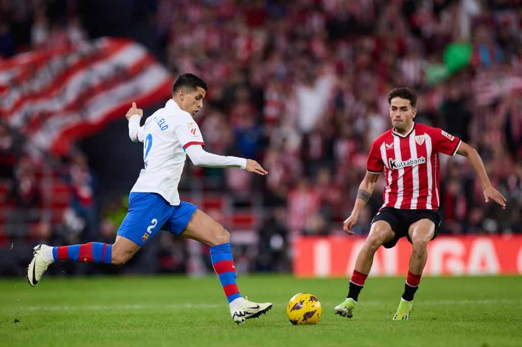 Фрагмент матча Атлетик — Барселона