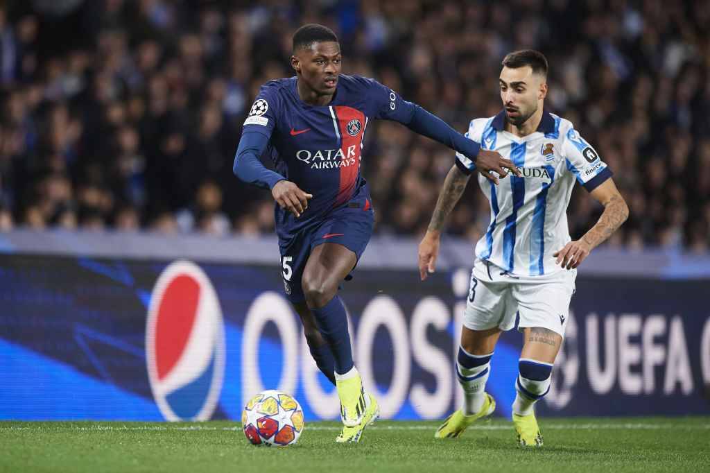 Фрагмент матча Реал Сосьедад — ПСЖ