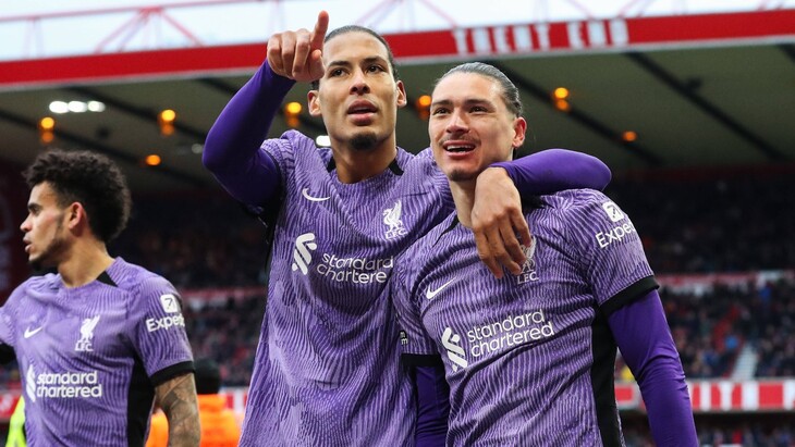 Вирджил Ван Дейк и Дарвин Нуньес