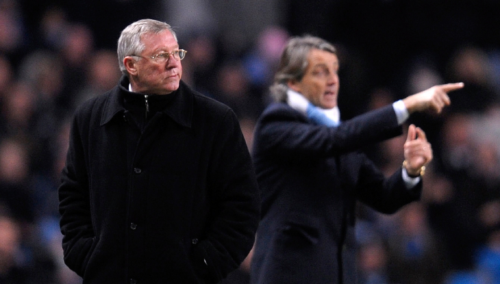 Роберто Манчини против сэра Алекса Фергюсона