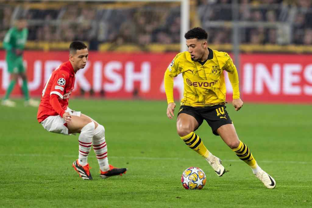 Фрагмент матча Боруссия — ПСВ