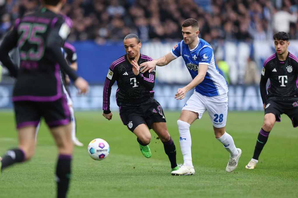 Фрагмент матча Дармштадт — Бавария